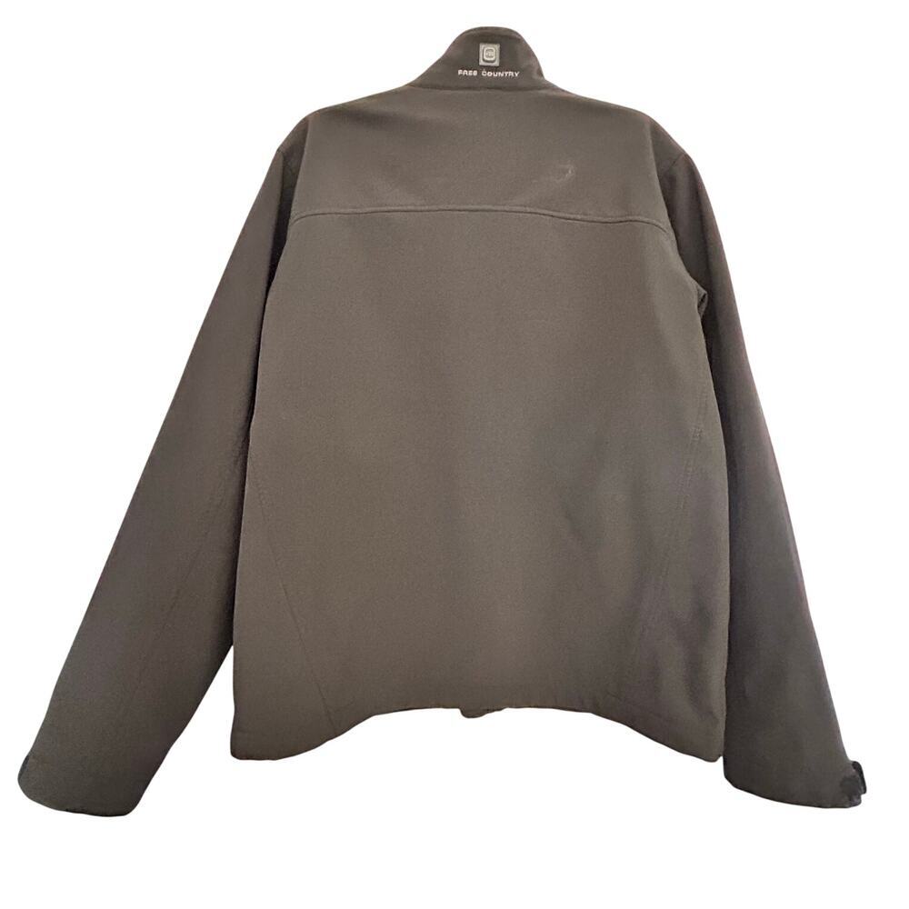 FREE COUNTRY Solid Black Polyester/Spandex‎ Men's Jacket Sz M - Picture 4 of 7